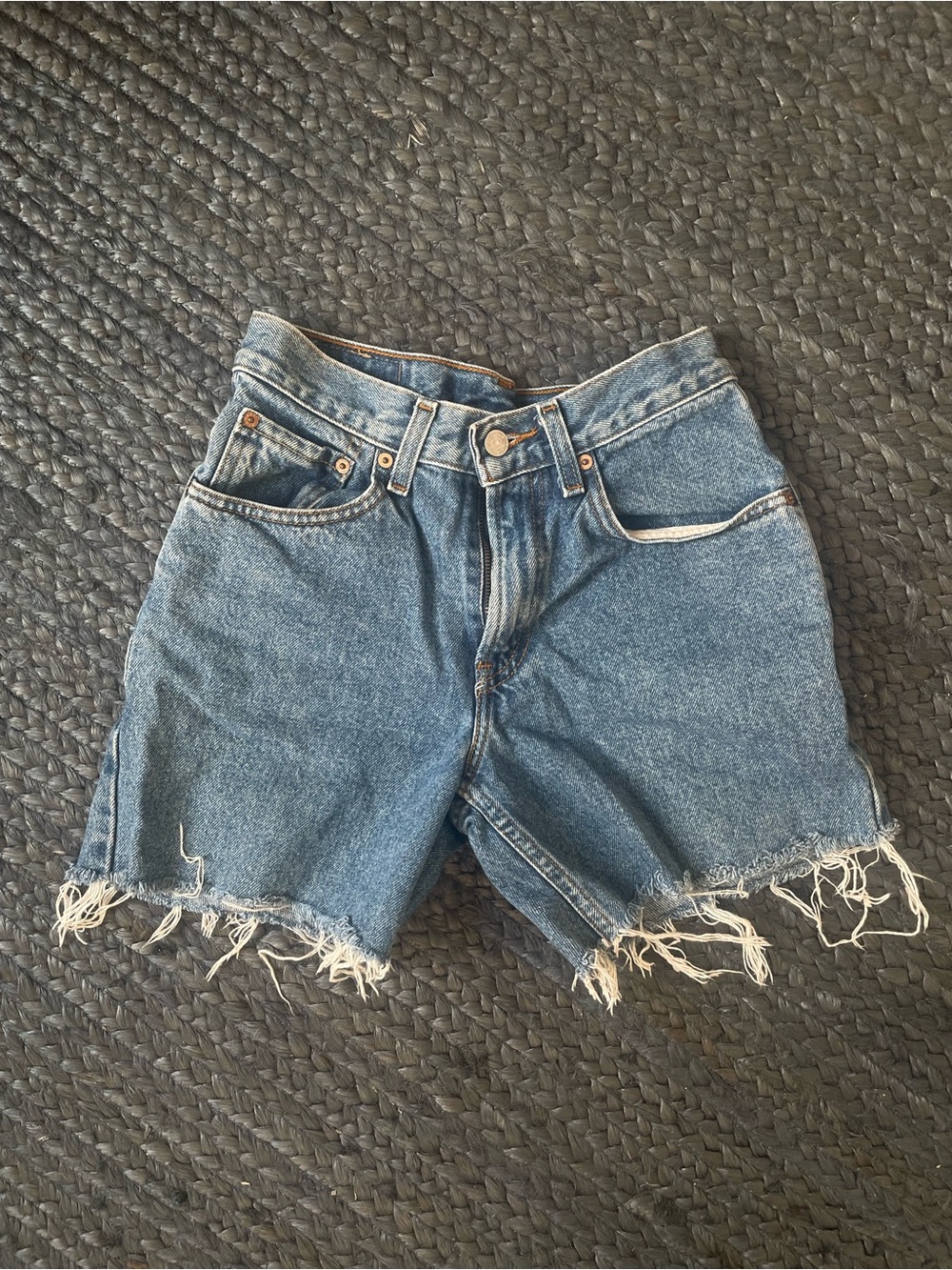 Distressed Levi's Cutoff Shorts